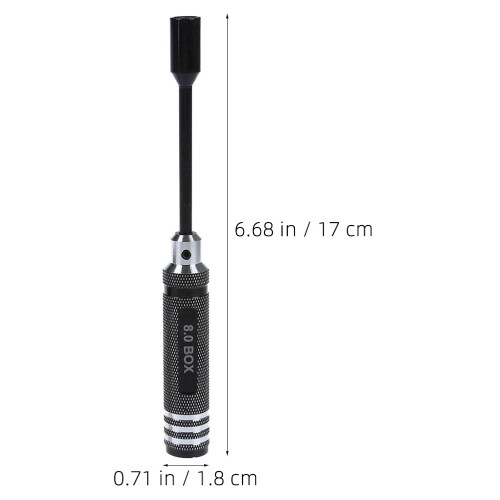 4Pz Kit Cacciavite Rc in Alluminio Nero Per Droni E Modellismo 1