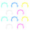 125Pz Clip Per Cucito in Colorate Cucito 1