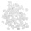 100Pz Blocca Cuore Gomma Bianco Per Brooch E Progetti Creativi 1