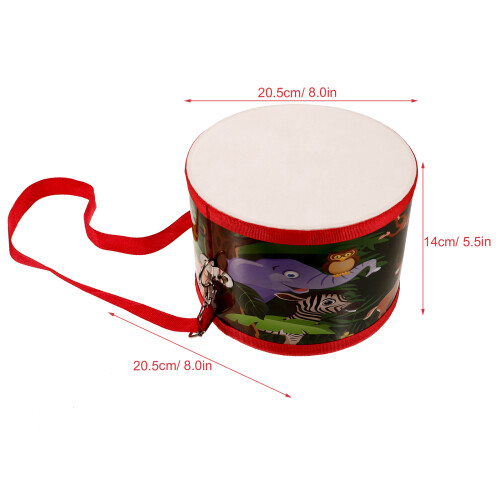 Set Tamburo Timpano Per Bambini Con Bacchette Educativo 2