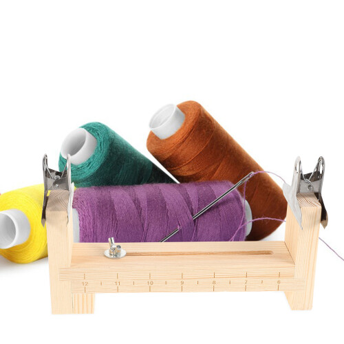 1Set Strumento in Legno Per Intreccio Corde Braccialetti E Collane DIY 2