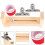 1Set Strumento in Legno Per Intreccio Corde Braccialetti E Collane DIY 8