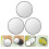3Pcs Com Lupa E Ventosas Para 5