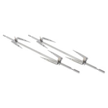 2Zest Stalowe Widelce Do Grillowanego Kurczaka Srebrne Do Domu
