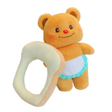 Toast Plush Toy Butter Toast Bear Toy Stuffed Throw-Yellow 50cm