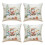 Snowman Pillowcase Christmas Linen Pillow Covers-Style 4 1