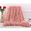 Elegant Fleeces Blanket for Couch Bed-160X200cm Light Grey 5