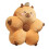 Plush Capybara Lumbar Support Cushions for Enhances-open eyes L 1