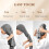 Microfiber Hair Towel, Plushes Hair Drying Wrap with Secure 6