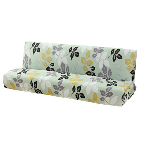 Foldable Sofa Bed Slipcover Armless Futon Stretch Couch Cover-6
