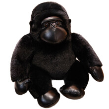 Plush Monkey Plushie Pillow Stuffed Animal Throw-Black 65CM