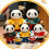 Huggables Panda Bear Hug Pillow-Panda in yellow and  11CM 2