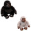 Plush Monkey Plushie Pillow Stuffed Animal Throw-Black 65CM 4