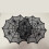 Round Spiders Webs Laces Doily Placemat Home Table-Schwarz 1 7