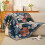 Sofa Throw Blanket, Comfortable Cotton Blend-Proud flower 2 5