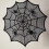 Round Spiders Webs Laces Doily Placemat Home Table-Schwarz 1 5