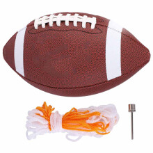 Jeugdvoetbal voor de universiteit, officiële teamlogo's, juniorformaat (pee wee), all-weather performance voetbal voor jonge atleten, 6-delige set