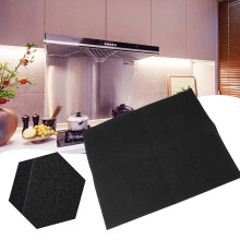 1 Stück Carbon Dunstabzugsfilter 57X47cm 2mm Dunstabzugsfilter Baumwollreiniger Filterstoff für Dunstabzugshaube Luftreiniger Accessor