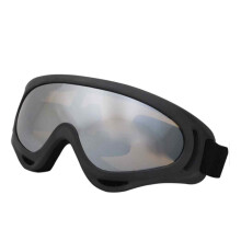 Motorcycle Goggles for Dirt Bike ATV Motocross Riding, Offroad Protective Windproof Design with Transparent Lenses and Foam Protection, UV Protective