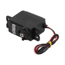 Hochdrehmoment RC-Servo-Motor, Schwarzes Metallgetriebe, Legierung, Segelwinde für RC-Boot