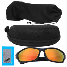 Hochwertige polarisierte Sportsonnenbrille mit UV-Schutz, umlaufendem Design, TAC-Linsentechnologie und Grilamid-Rahmen, geeignet für