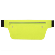 Ultra-Thin Breathable Running Belt For Women Men, Slim Waist Pouch With Reflective Design And Adjustable Elastic Strap