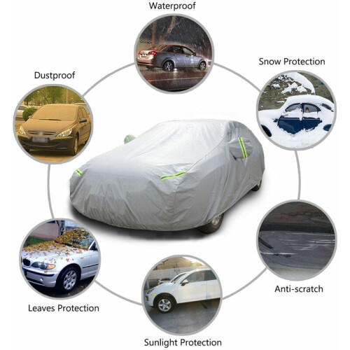 Κάλυμμα αυτοκινήτου Oxford Hatchback, αδιάβροχο κάλυμμα μουσαμά παντός καιρού για hatchback, 2