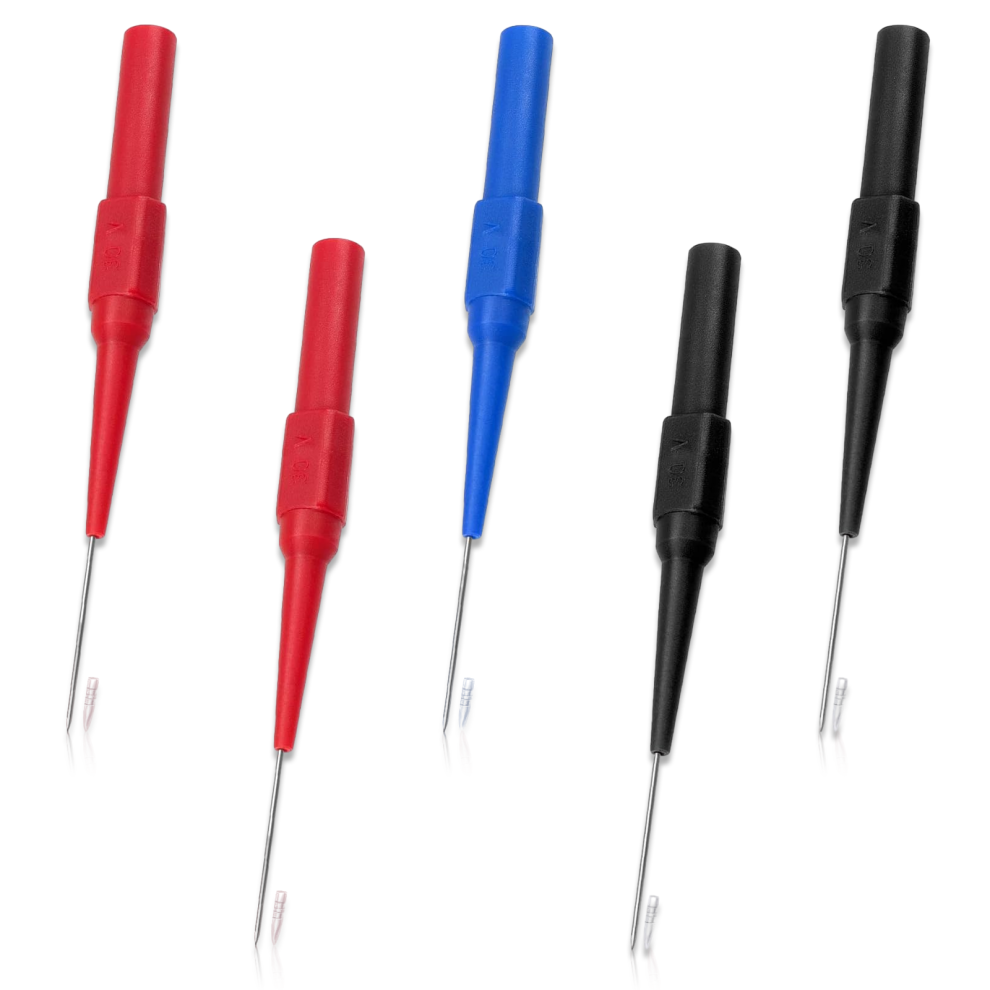 Back Probes For Multimeter Test Lead Extention, Non-Destructive Pin Waterproof Rust-Proof With Protective Cap, Sensitive And Accurate For Automotive 9405630302318