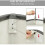 Slim Laundry Hamper, Adjustable Handles Collapsible Laundry Basket, Foldable Tall & Thin Laundry Organizer for Multi-Location Use, Improves Corner 3