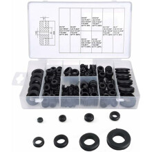 Kit de joints toriques en caoutchouc, boîte en plastique compacte pour un rangement facile, convient à diverses applications, notamment les