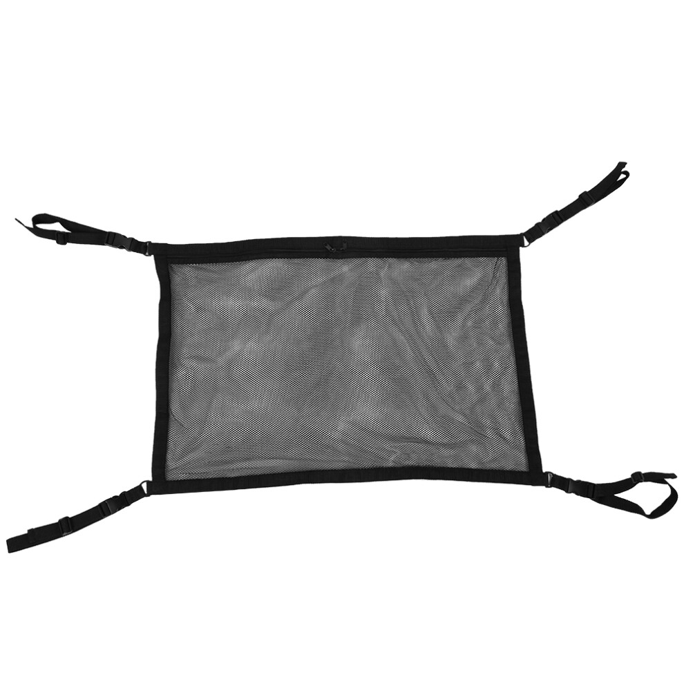 Versatile Vehicle Application For Universal Car Storage Net, Double Layer Mesh Design Prevents Items From Falling Off During Driving, Nylon Adju Black 9093122938208
