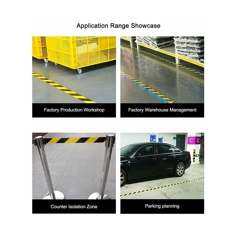 Safety Tape, Versatile Applications, Wear Resistant, Non-Slip, For Marking Floors, Walls, Pipes & Equipment In Construction Sites & Hazardous Areas 9169997259462