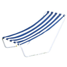 Outdoor Lounge Chair Folding Reclining Chaise Lounger With Adjustable Position Shade Canopy Side Table For Beach Pool Lawn