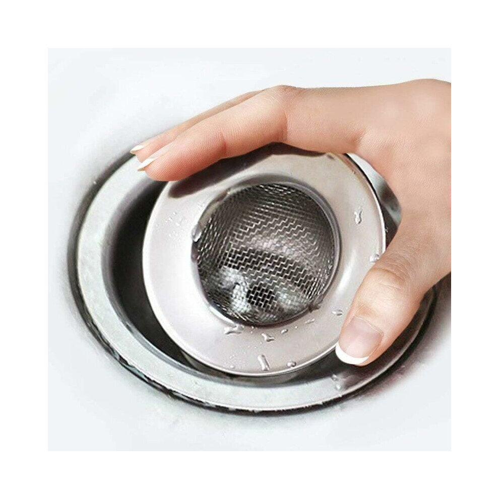 Stainless Steel Mesh Sink Strainer, Anti Clogging Drain Protector For Wide Application In Kitchen Bathroom Showers, Resistant To Rust Corrosion 9169997259431