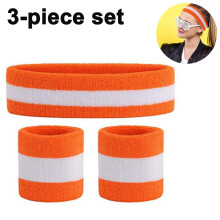 Conjunto de faixas absorventes para entusiastas do fitness, com tecnologia de absorção de umidade e confortáveis de usar.
