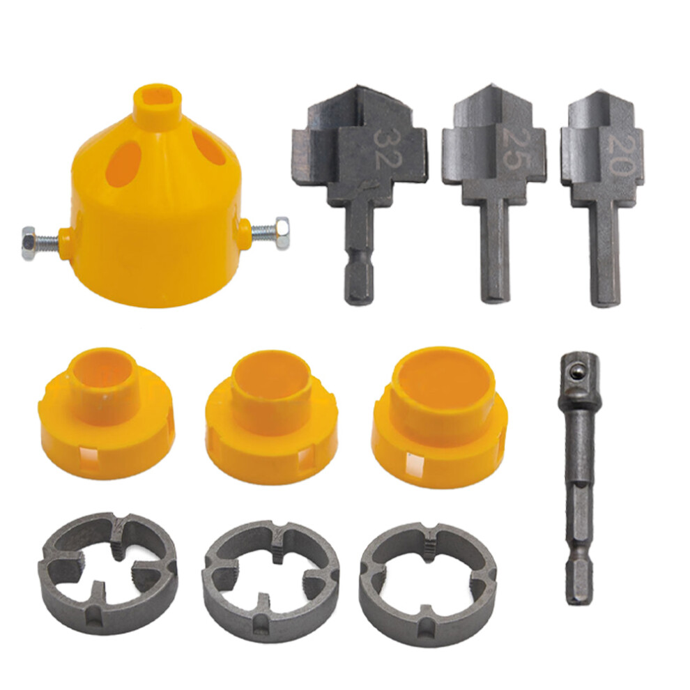 Ppr Lifting Stepped Drill Bit With Pvc Pipe Threader Water Pipe Expansion Drill Punch Plumber Power Tools 6935161426007