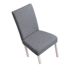 Chair Wrap Stuhlbezug mit vollständiger Abdeckung für-Dunkelgrau