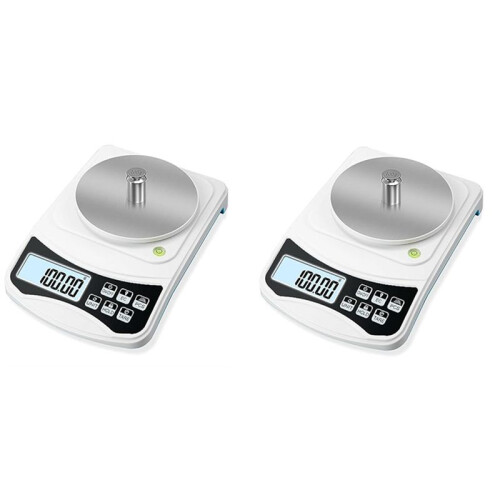 2X Digital Lab Scale, Gram-Scale 1000G 0.01GAccuracy, Multi-Function High Precision Electronic Scale with 100G Weight