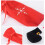 Weiche Weihnachts-Tischbeinabdeckungen, Tischfüße, Socken,-Rot 4 6