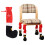 Weiche Weihnachts-Tischbeinabdeckungen, Tischfüße, Socken,-Rot 4 2