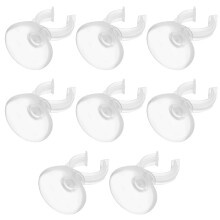 24 Pçs Braçadeira Plástica Ventosa Transparente para