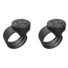 2X Robô Sem Fio Botão Remoto Universal Motocicleta/Guia de Bicicleta Controlador de Mídia Controle de Volante de Carro