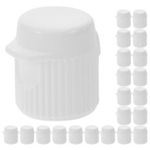100 Unidades Tampa Giratória De Plástico Para Tubo De Creme