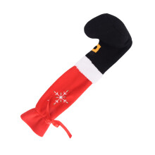 Weihnachts-Tischfußsocken, Stuhlbeinbezüge, Bodenschoner,-Rot 1