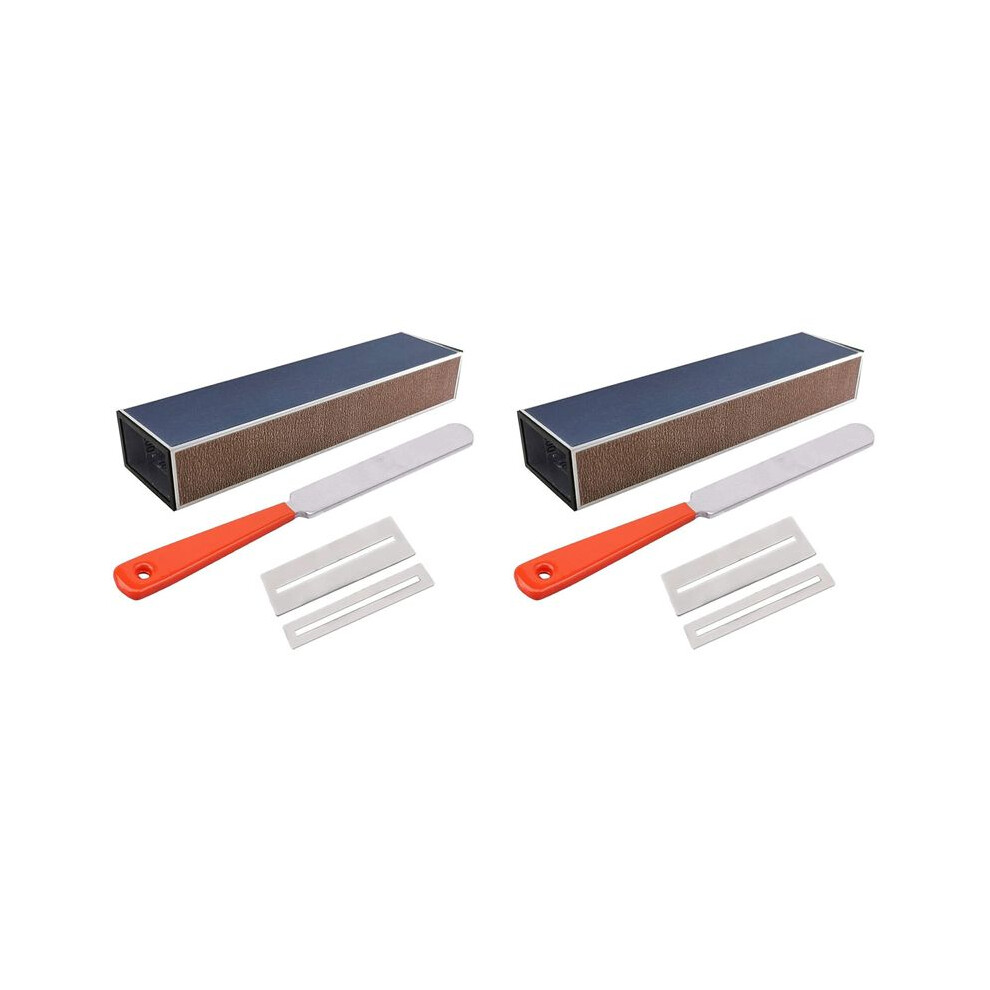 2X Guitar Fingerboard Luthier Tool - Guitar Fret Crowning Luthier File, Fret Leveling Sanding Leveler 6031498422726