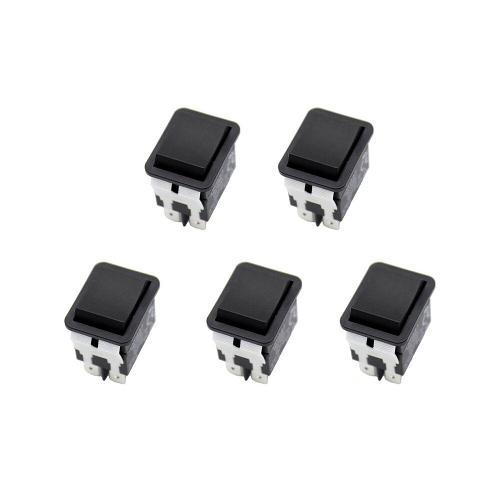 5X Rocker Hy12-9-3 6Pins Industrial Electric Rocker 125V/250V Pushbutton 4713056148911