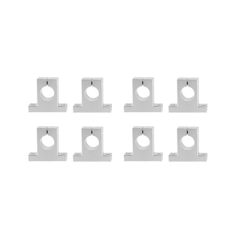 8 Pcs Linear Motion Rail Clamping Rod Rail Guide Support Shaft Bracket Coupling Mount Sk16 16Mm 6033534040895