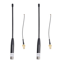 2X 915 MHz Antenne, 8 DBi Verstärkung, Langstrecken-Soft-Whip-Antenne mit SMA-Adapterkabel, Omni SMA für Meshtastic