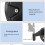 2X Adjustable Bracket Wall Mounted Microphone Support Fixed Base Punching Holes Universal Microphone and Light Holder 6