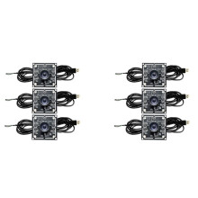 6PCS 100 Degree Camera Module 1MP OV9732 1280x720 USB Free Driver Manual Focus, with 2 Meter Cable for WinXP/7/8/10